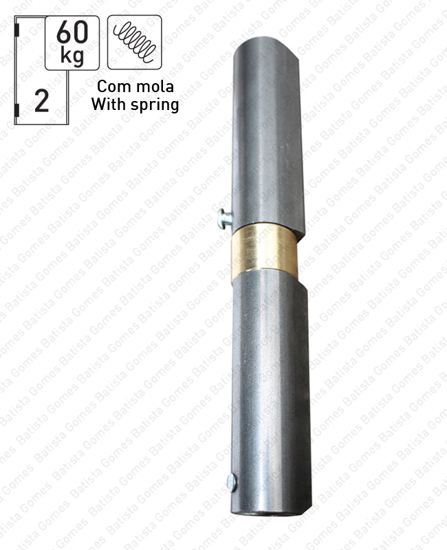 Batista Gomes - OM.415.M - Olhal (dobradi�a) para soldar regul�vel com mola - A�O