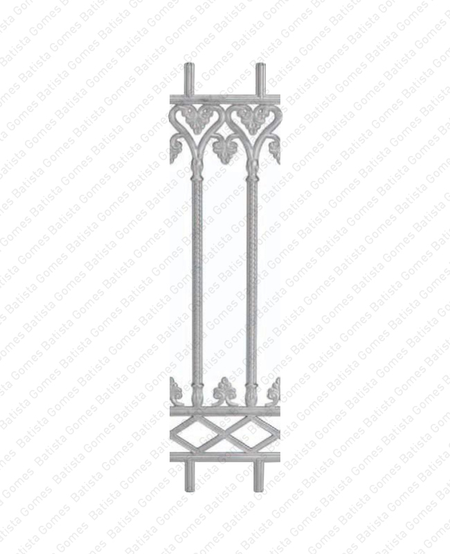 Batista Gomes - PG.411E - Pe�a decorativa para port�es / gradeamentos