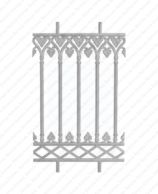 Batista Gomes - PG.411 - Pe�a decorativa para port�es / gradeamentos