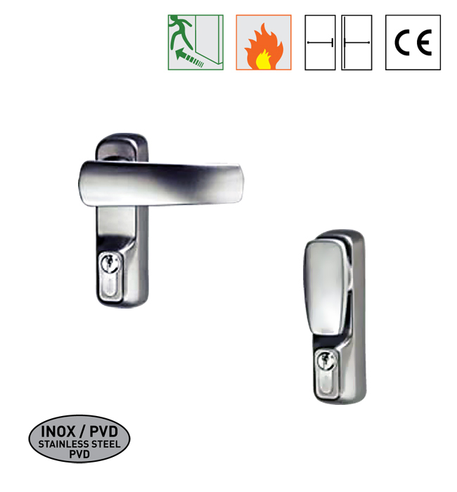 TRIM - Puxadores exteriores para barras anti-p�nico ISEO / IDEA INOX