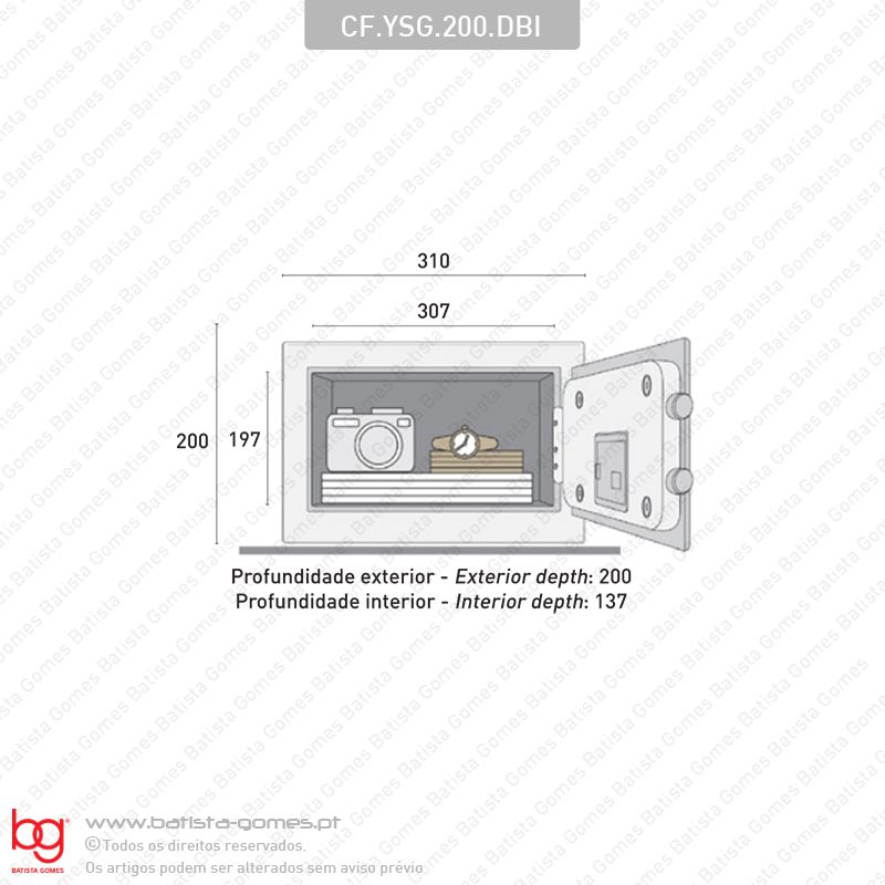 Cofre Gama HOTEL - Pequeno