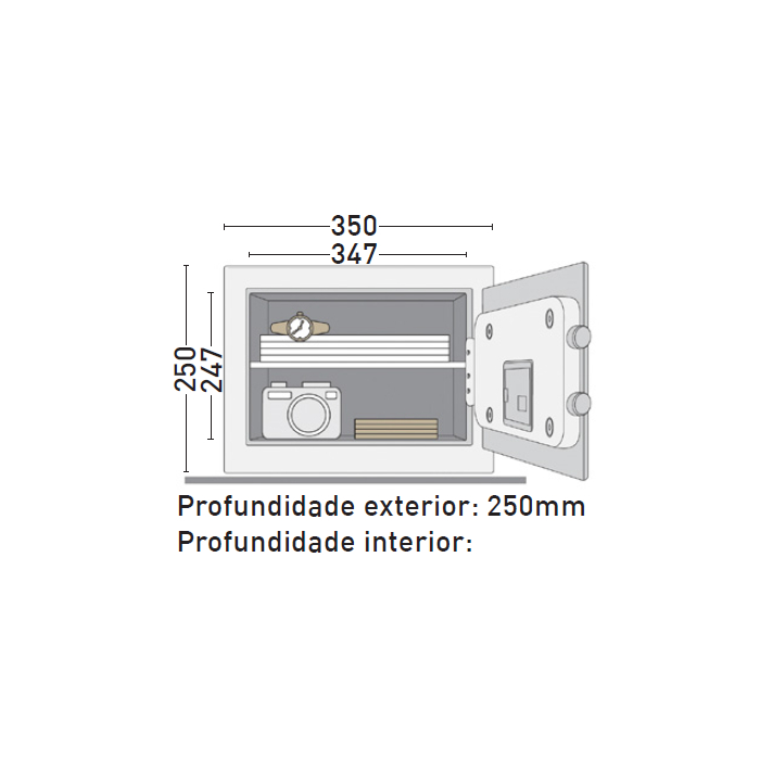 Cofre Gama HOTEL - M�dio