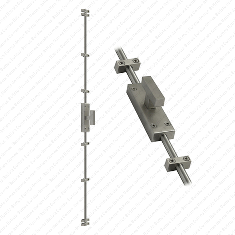 Batista Gomes - CRM.IN.604 - Cremone sobrep�r - INOX 304