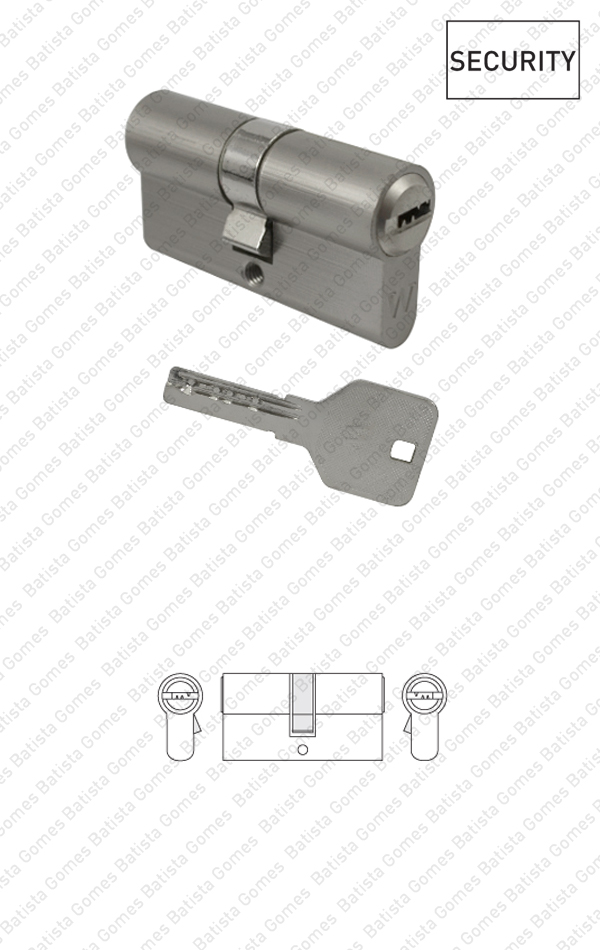 Batista Gomes - CIL.2100 - Cilindro seguran�a perfil europeu - Chave / Chave - S�rie Eco