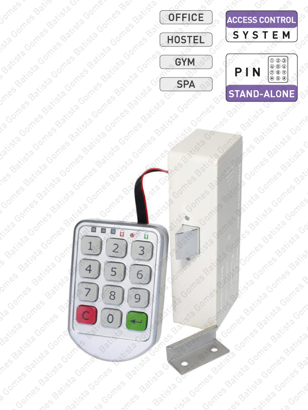 Batista Gomes - CA.1460-KIT - Controlo de acessos com c�digo PIN / auto-program�vel para arm�rios
