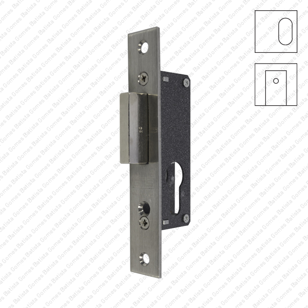 Batista Gomes - F.979.6.03 - Fechadura embutir para cilindro europeu - INOX