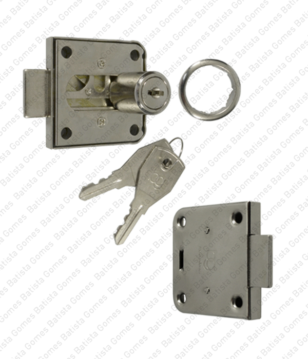 Fechadura de sobrep�r para m�veis /TB (entrada) regul�vel