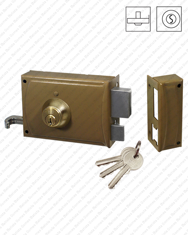 Batista Gomes - F.720.F - Fechadura de sobrep�r - Tipo Yall