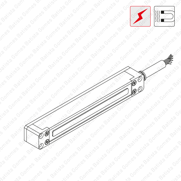 Batista Gomes - F.ME.510 -  Fechadura electromagn�tica sobrep�r - Multivolt / Monitorizada