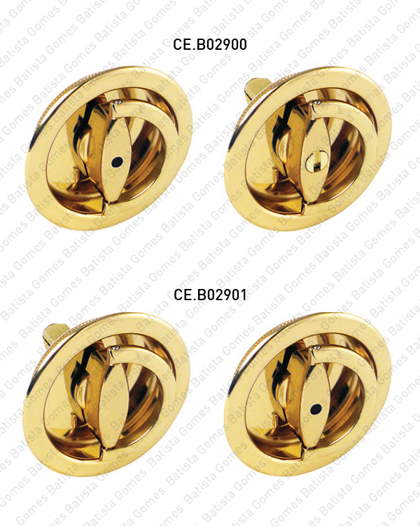 Batista Gomes - DUETTO - KIT / CE.B02900 - CE.B02901 - Conchas embutir redondas com asa