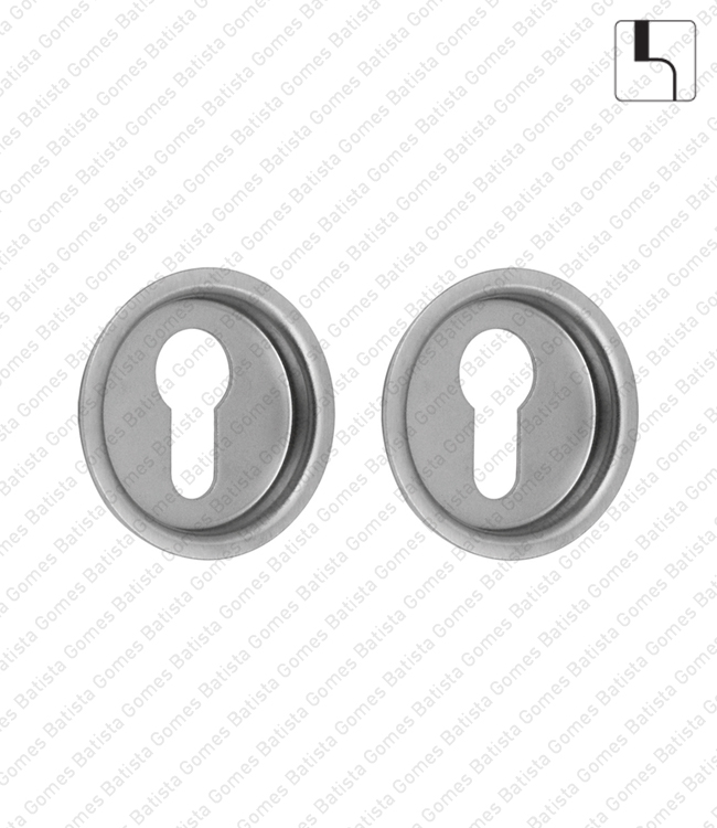 Batista Gomes - CE.KIT.36.SD - CE.IN.8886Y.SD - Kit conchas embutir redondas �56 com entrada chave YALL