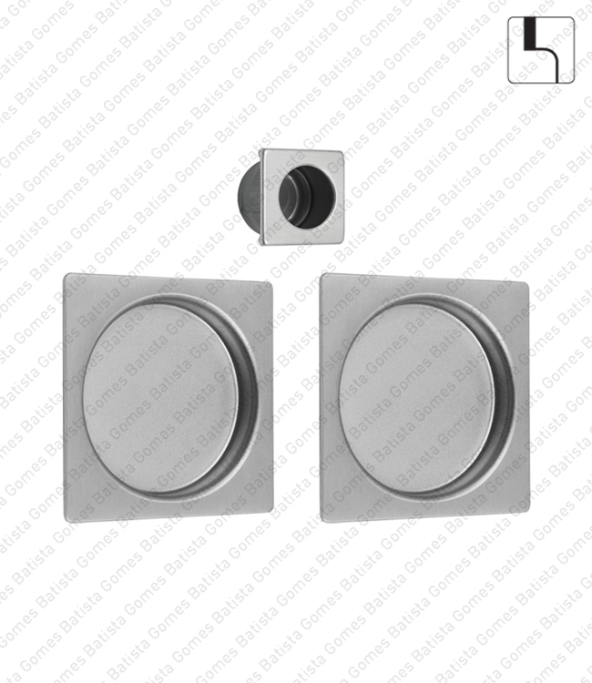 Batista Gomes - CE.KIT.44 - CE.IN.8891.CD - Kit conchas embutir quadradas