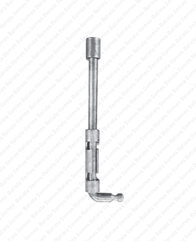 Batista Gomes - FX.166 INOX - Fecho serralheiro com var�o 8,10,12mm (soldar) - INOX 304