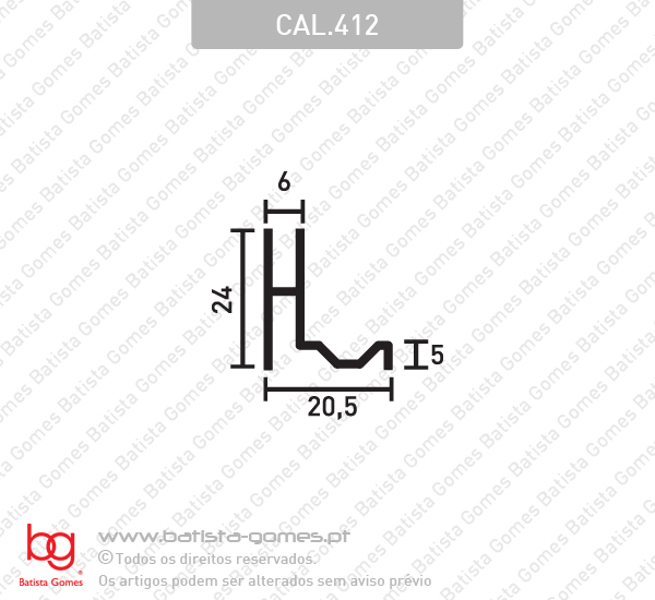 Perfil cremalheira remate - ALUM�NIO