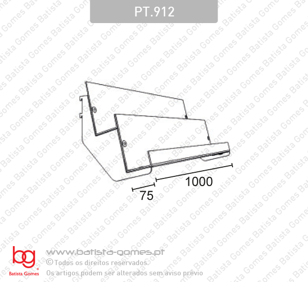Expositor para revistas e jornais - ACR�LICO