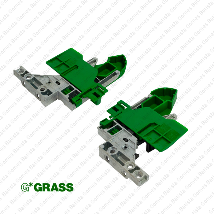 Kit suportes frontais 2D DYNAMOOV / DYNAPRO. Para regula��o da altura e largura da gaveta