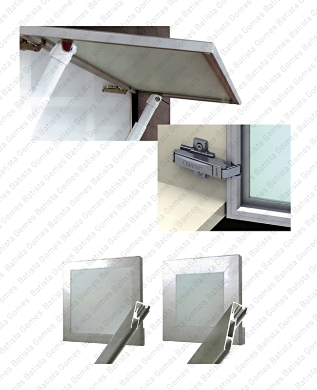 Perfis de alum�nio e acess�rios para mobili�rio