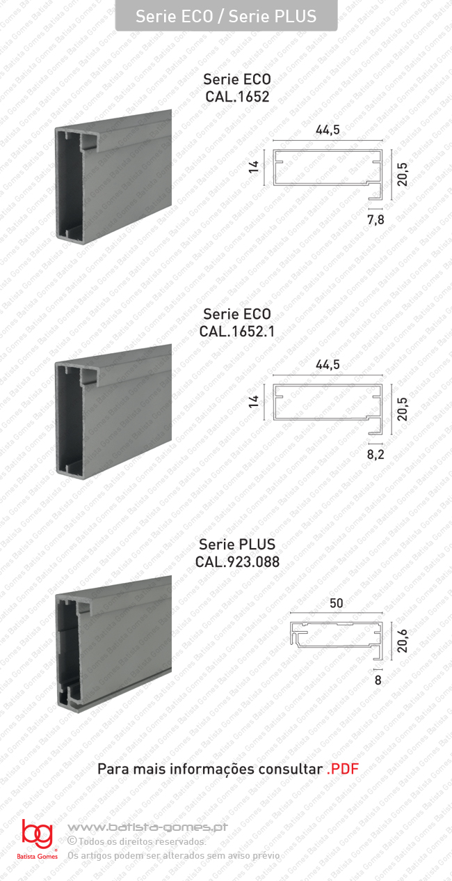 Perfis de alum�nio e acess�rios para mobili�rio