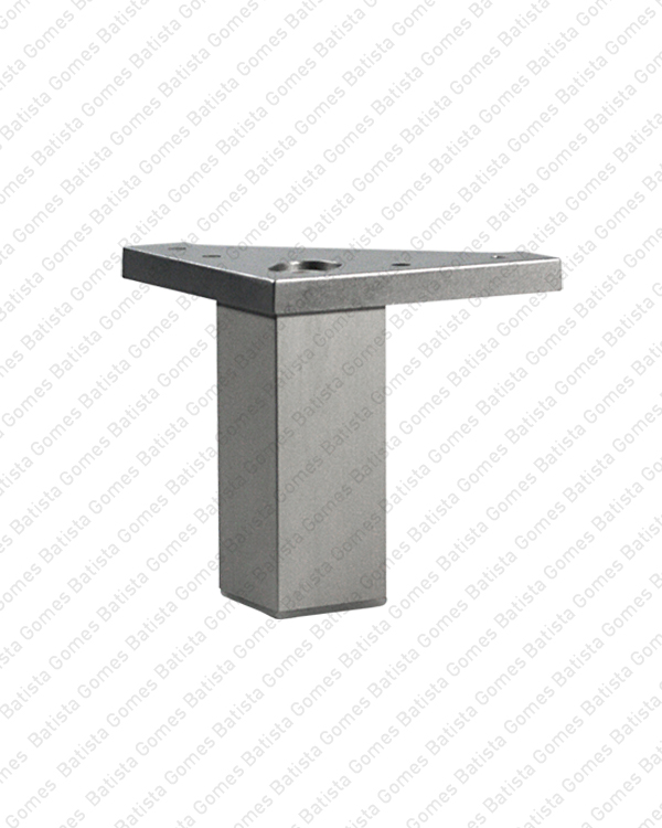 P�s para m�veis tubo 30x30mm- ALUM�NIO