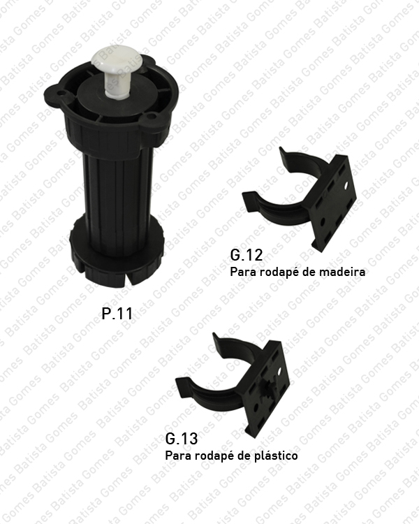 Batista Gomes - P.11 /G.12 / G.13 - P�s reguladores para m�veis - ABS