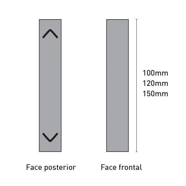 Topo / remate para rodap� pl�stico