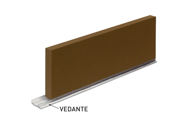 Vedante anti-humidade para rodap� - Transparente