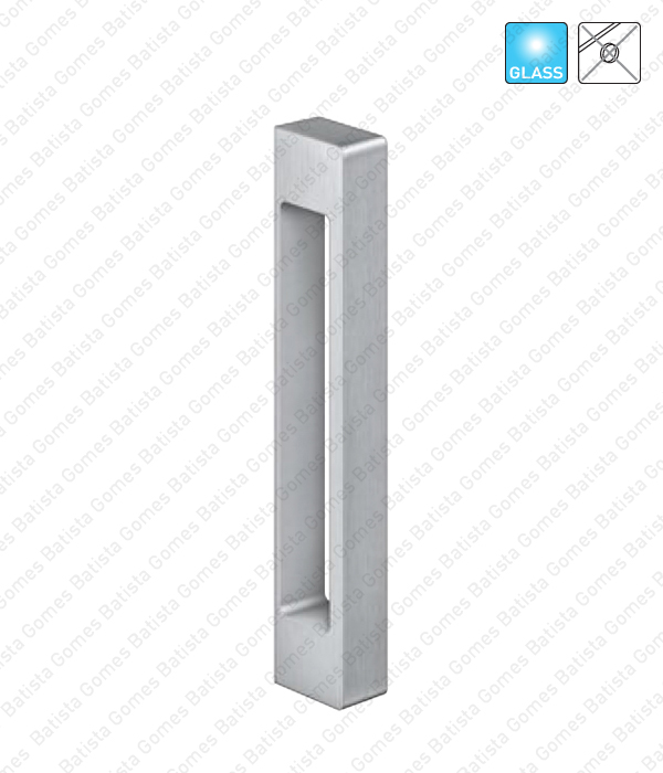 Asa para porta em vidro