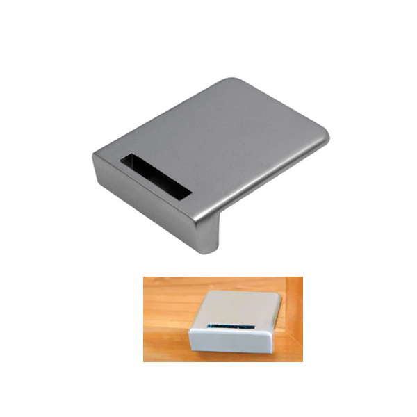 Batista Gomes - F.CT.14.09.536 Passion Glass - Square - Chapa testa para portas de vidro - portas 1 folha