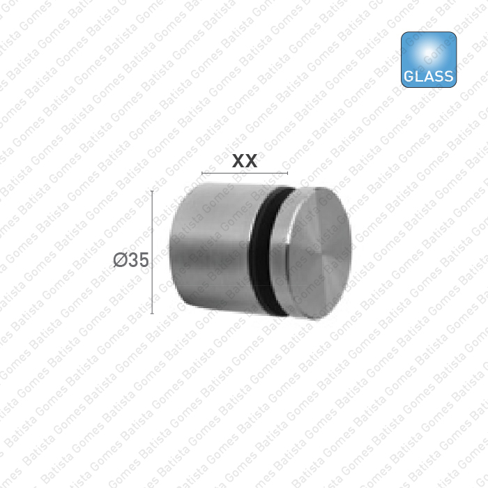 Batista Gomes - SV.7022 - Suporte para paineis vidro / 14-19mm