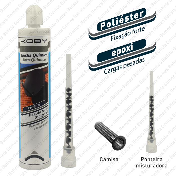 Batista Gomes - Bucha Qu�mica - Resina qu�mica Poliester / Epoxy