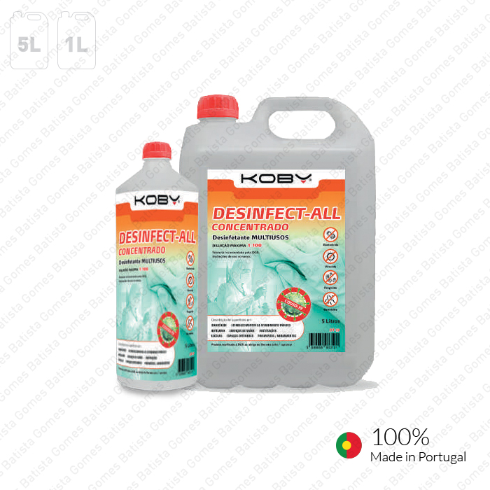 Desinfect-ALL CONCENTRADO - 1 e 5 Litros