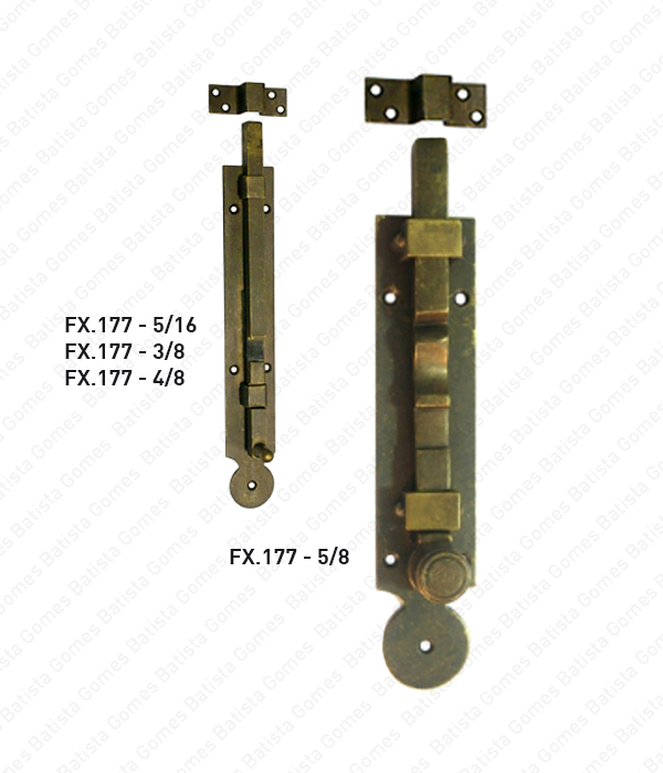 Fecho rebate - LAT�O BRONZE ANTICATO