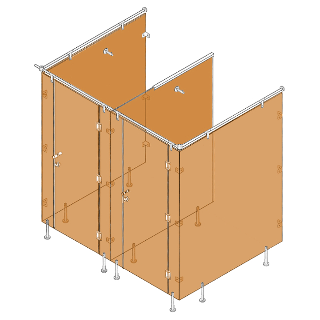 Batista Gomes - Ferragens Sistemas Modulares WC - Esquema geral de aplica��o