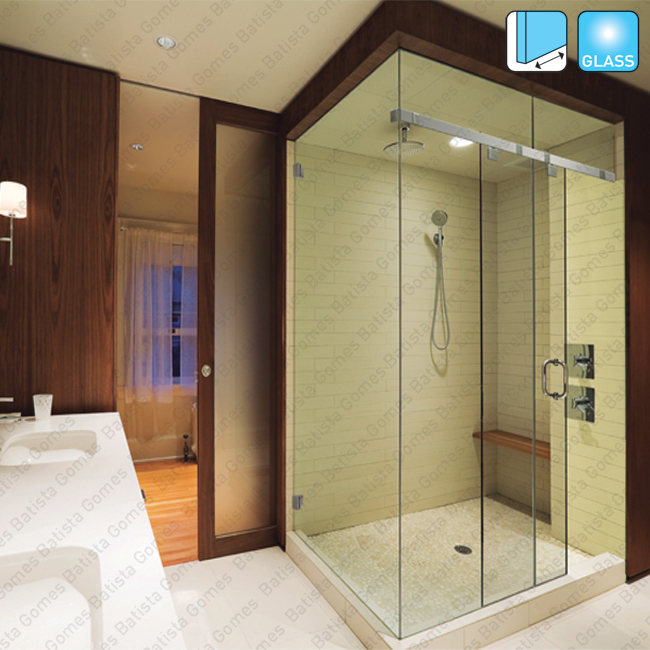 Batista Gomes - Shower Glass SV-SHOWER | SAHECO - Sistema para divis�es e portas correr passagem em vidro - At� 45 / 120Kg por folha